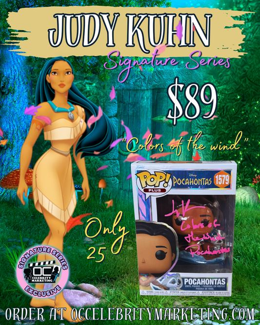 Judy Kuhn Signature Series:  Disney's Pocahontas Funko Pop! Plus #1579 (#/25)
