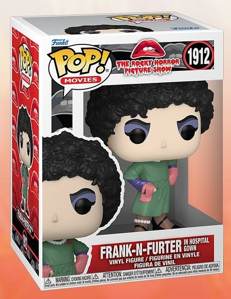 Tim Curry signed The Rocky Horror Picture Show Frank-N-Furter in Hospital Gown Funko Pop! #1912 (Pre-Order)