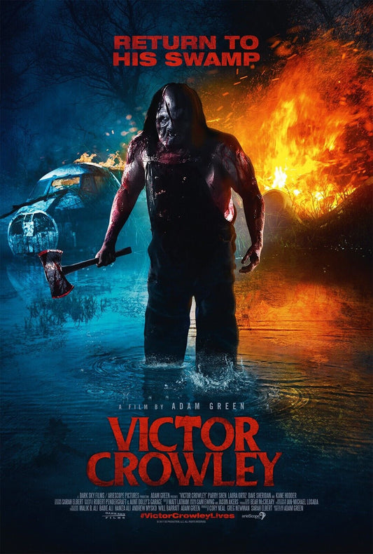 Dave Sheridan signed Victor Crowley Poster (8x10, 11x17) Pre-Order