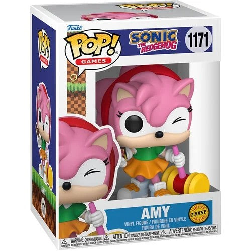 Cindy Robinson signed Sonic the Hedgehog LE CHASE Amy Funko Pop! # 1171 (Pre-Order)