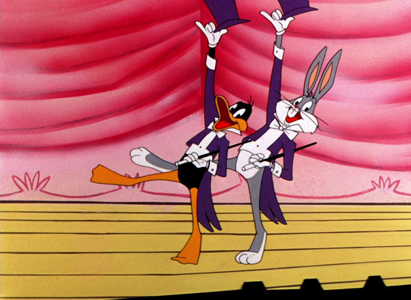 Jeff Bergman signed Bugs & Daffy Image (8x10)