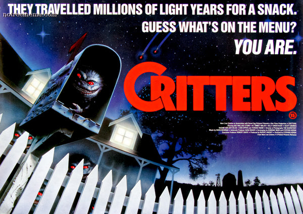 The Chiodo Brothers triple signed Critters Movie Poster Image #2 (8x10, 11x17) Pre-Order