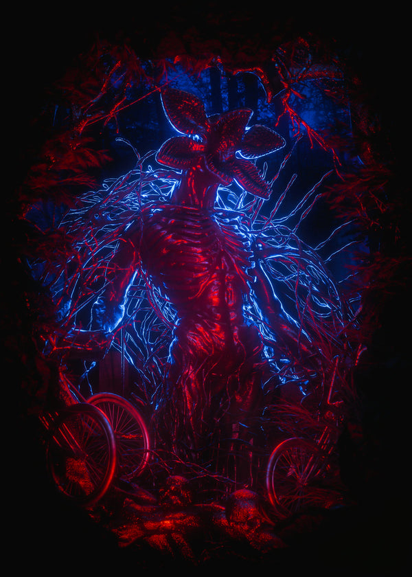 Mark Steger signed Stranger Things Demogorgon Poster #2 (8x10, 11x17) Pre-Order