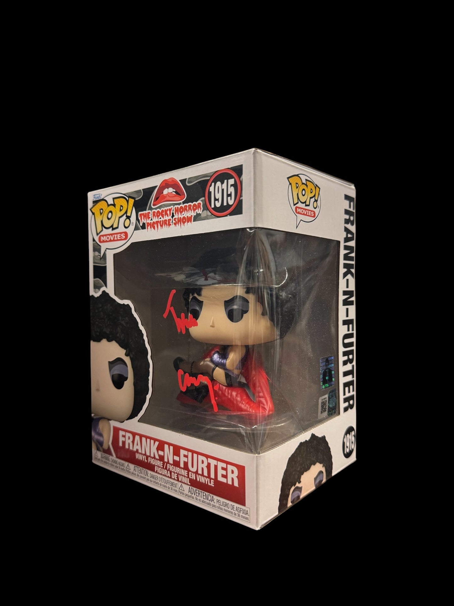 Tim Curry signed RHPS Frank-N-Furter Funko Pop! 1915