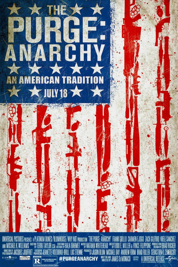 Cindy Robinson signed The Purge Anarchy Movie Poster Image (11x17) Pre-Order