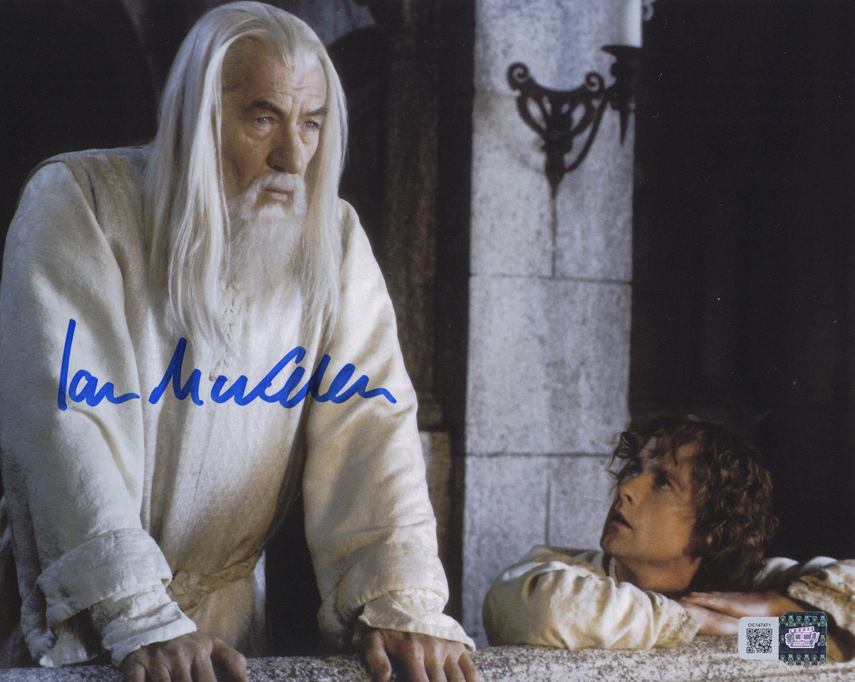 Ian McKellen signed Lord of the Rings Gandalf 8x10 Photo Image #3