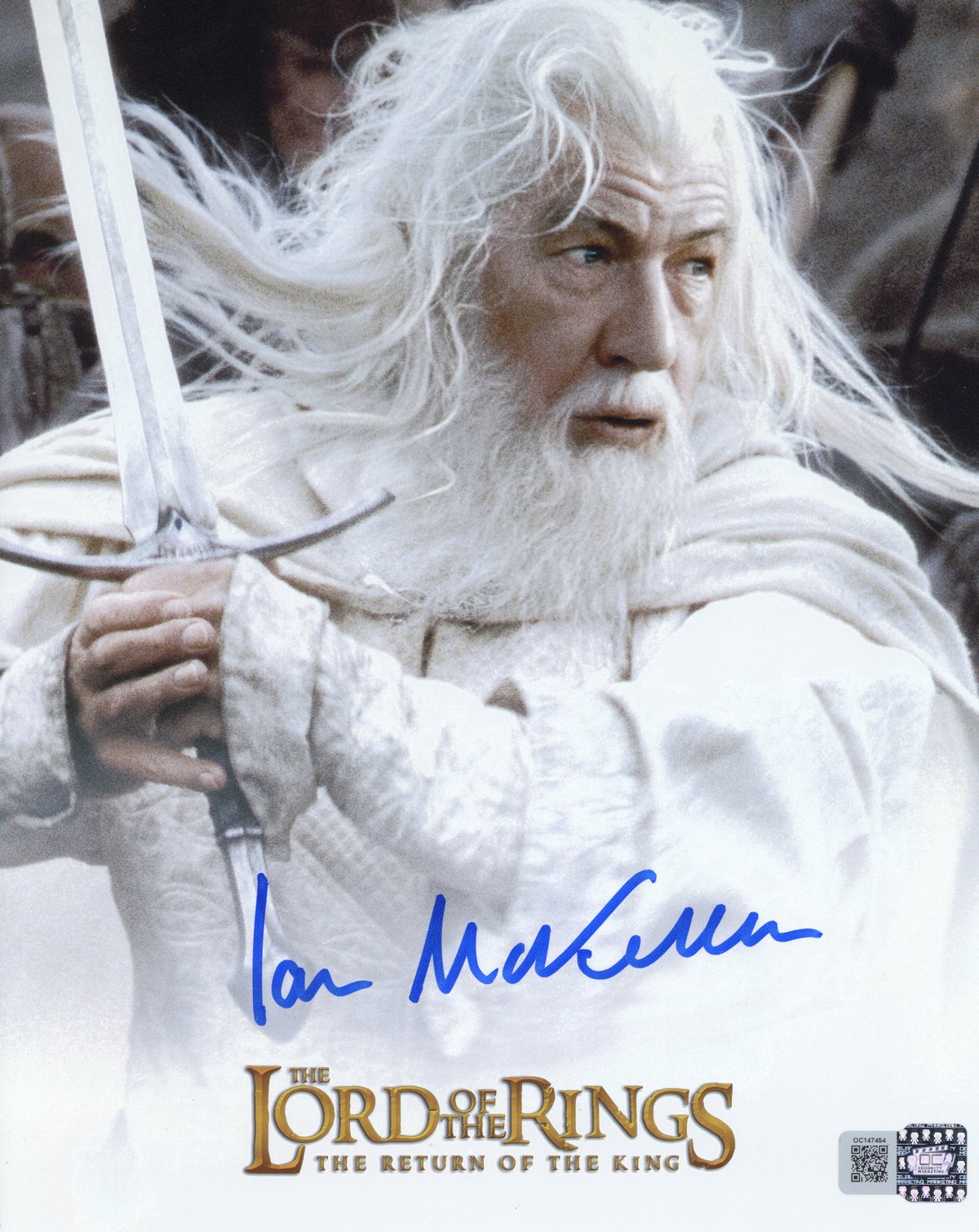 Ian McKellen signed Lord of the Rings Gandalf 8x10 Photo Image #4