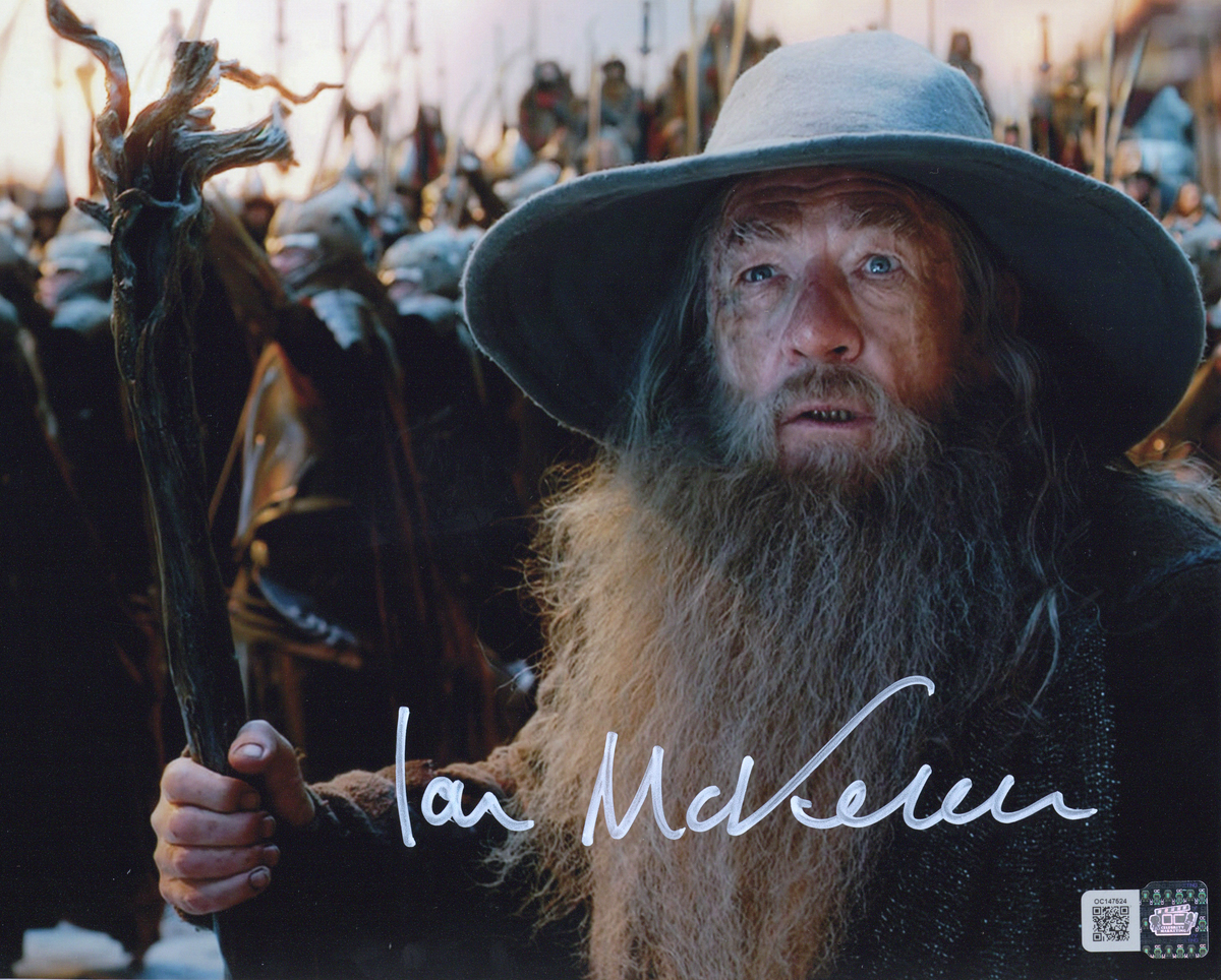 Ian McKellen signed Lord of the Rings Gandalf 8x10 Photo Image #7