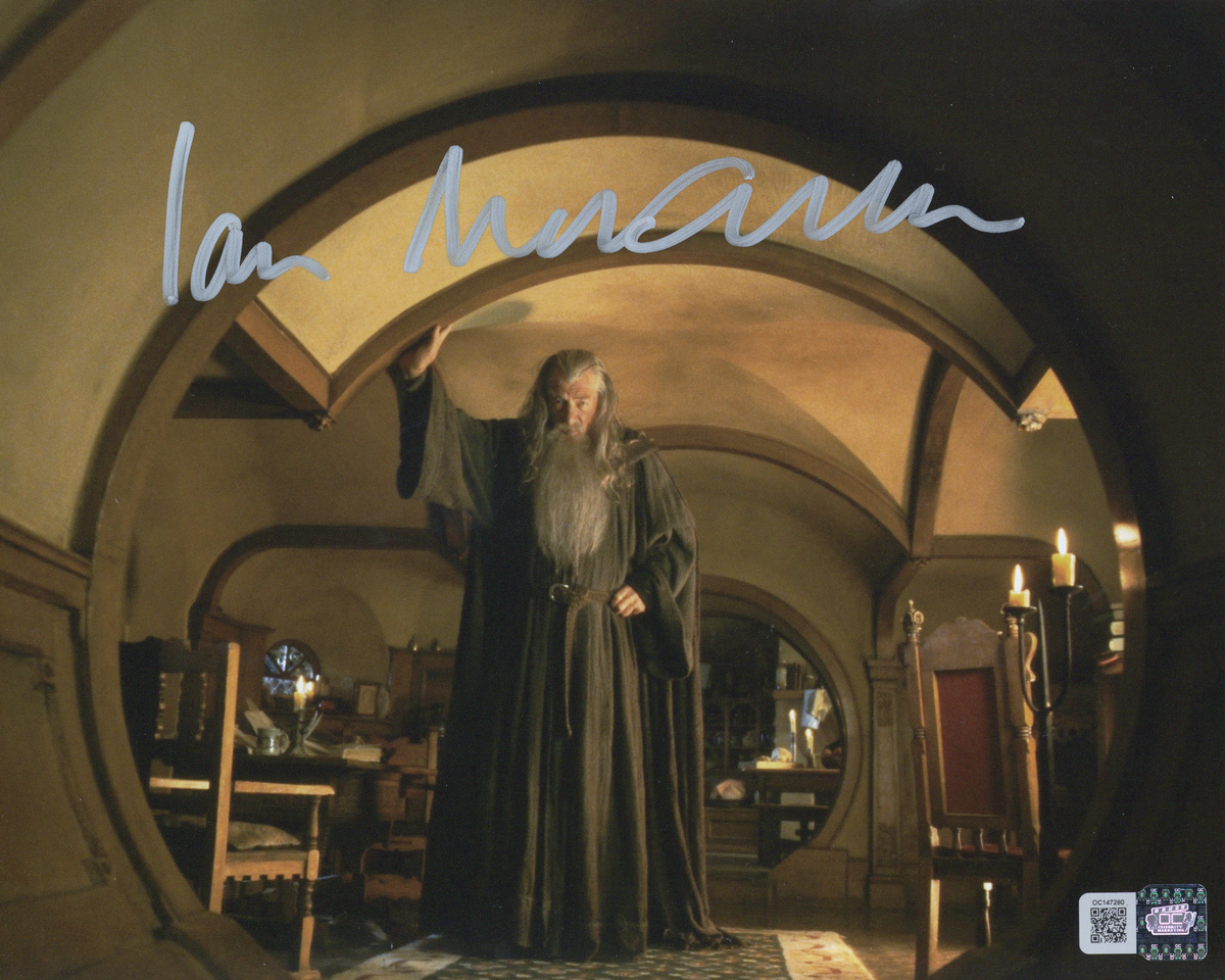 Ian McKellen signed Lord of the Rings Gandalf 8x10 Photo Image #8