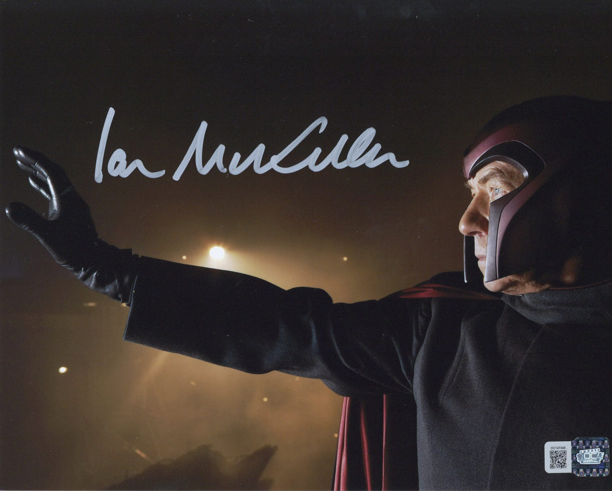 Ian McKellen signed X-Men Magneto 8x10 Photo Image #4