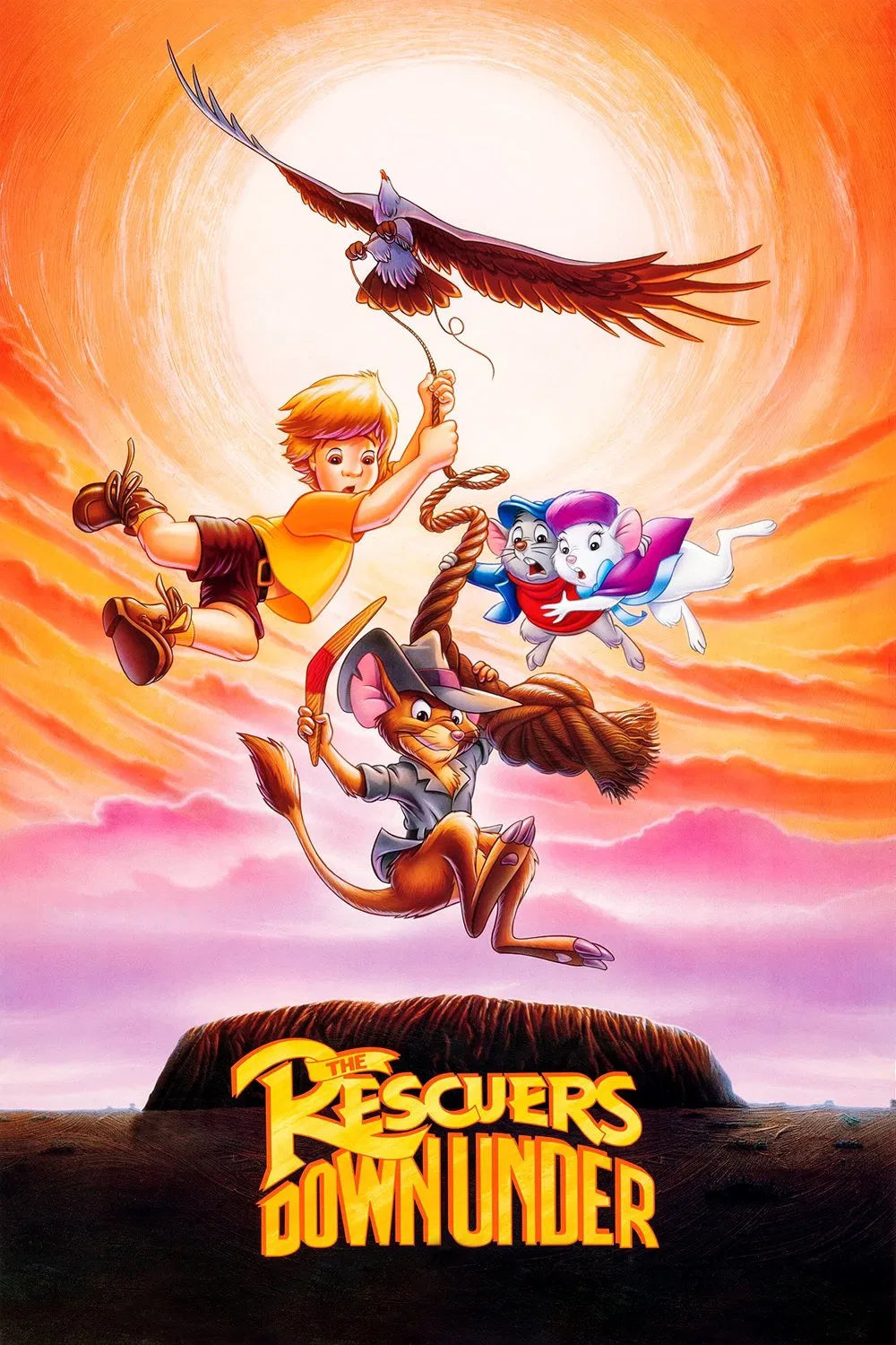 Nik Ranieri signed Disney's The Rescuers Down Under movie poster Image #2 (8x10) Pre-Order