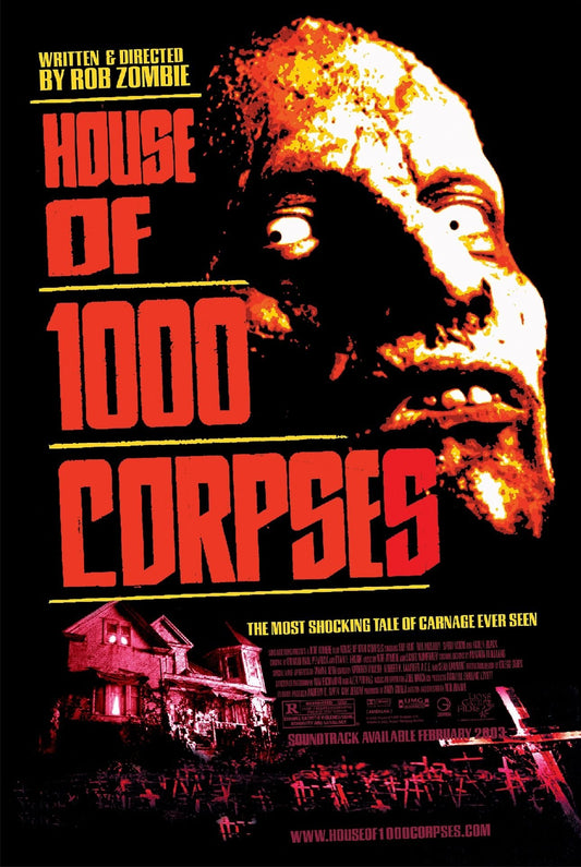 Bill Moseley signed House of 1000 Corpses poster Image #1 (8x10, 11x17) Pre-Order