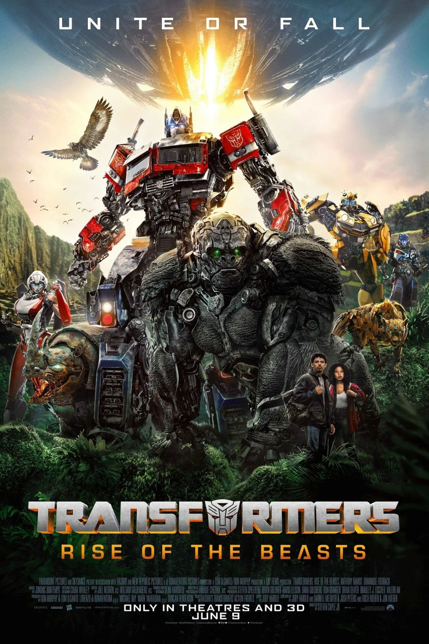 Peter Cullen - Signed Transformers Rise of the Beasts poster Image #1 (8x10, 11x17)