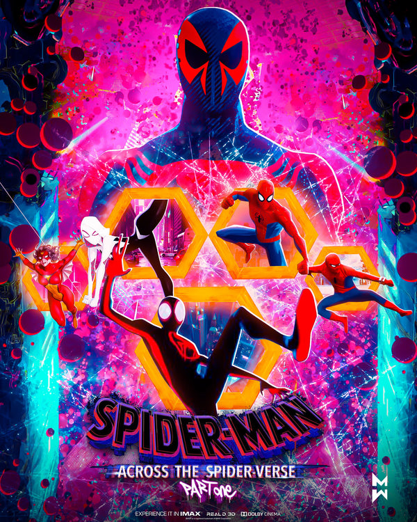 Shameik Moore signed Spider-Man Across The Spider-Verse Poster Image #5 (8x10, 11x17)