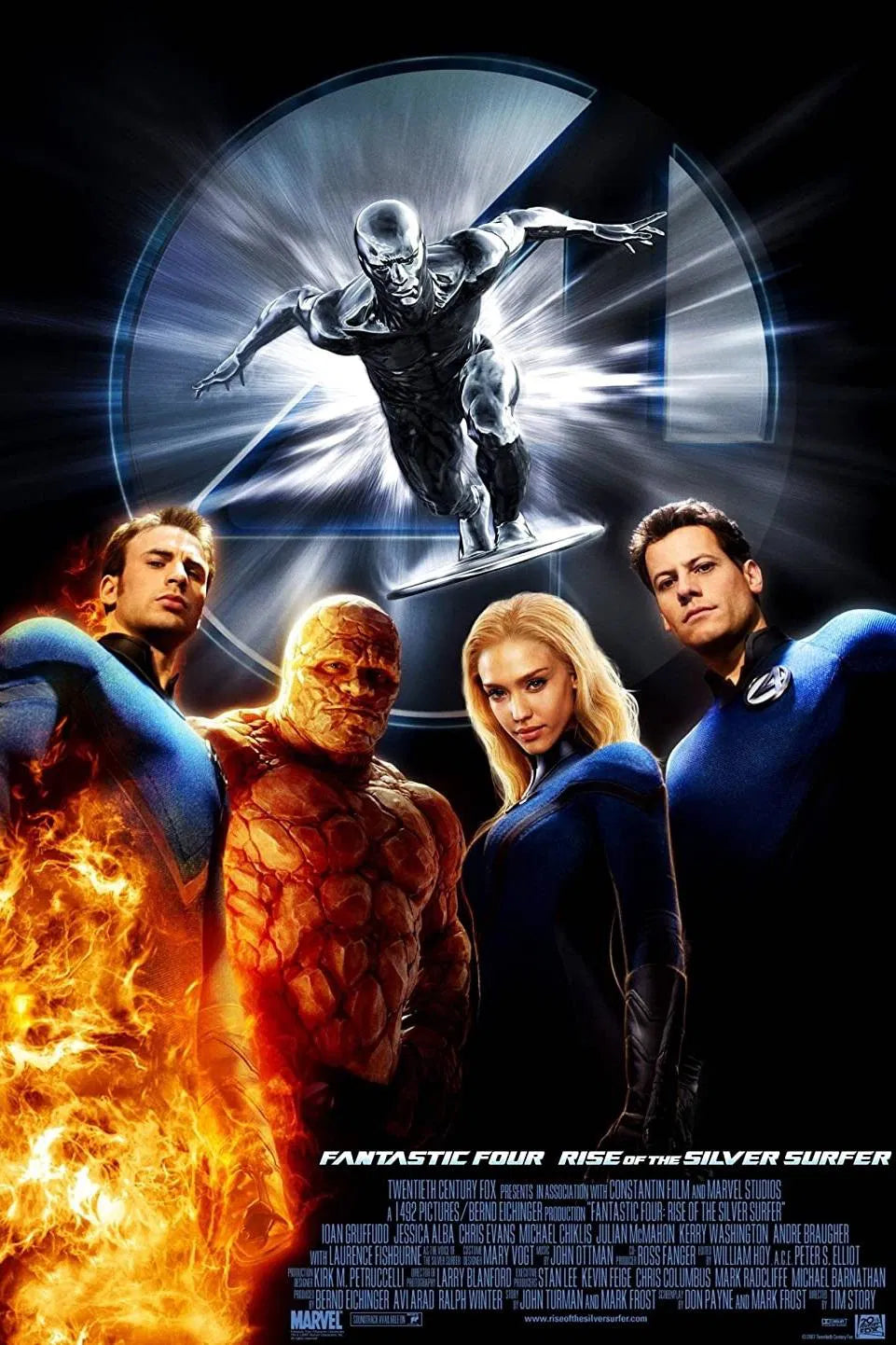 Laurence Fishburne signed Marvel Fantastic Four: Rise of the Silver Surfer Poster Image #1 (8x10) Pre-Order