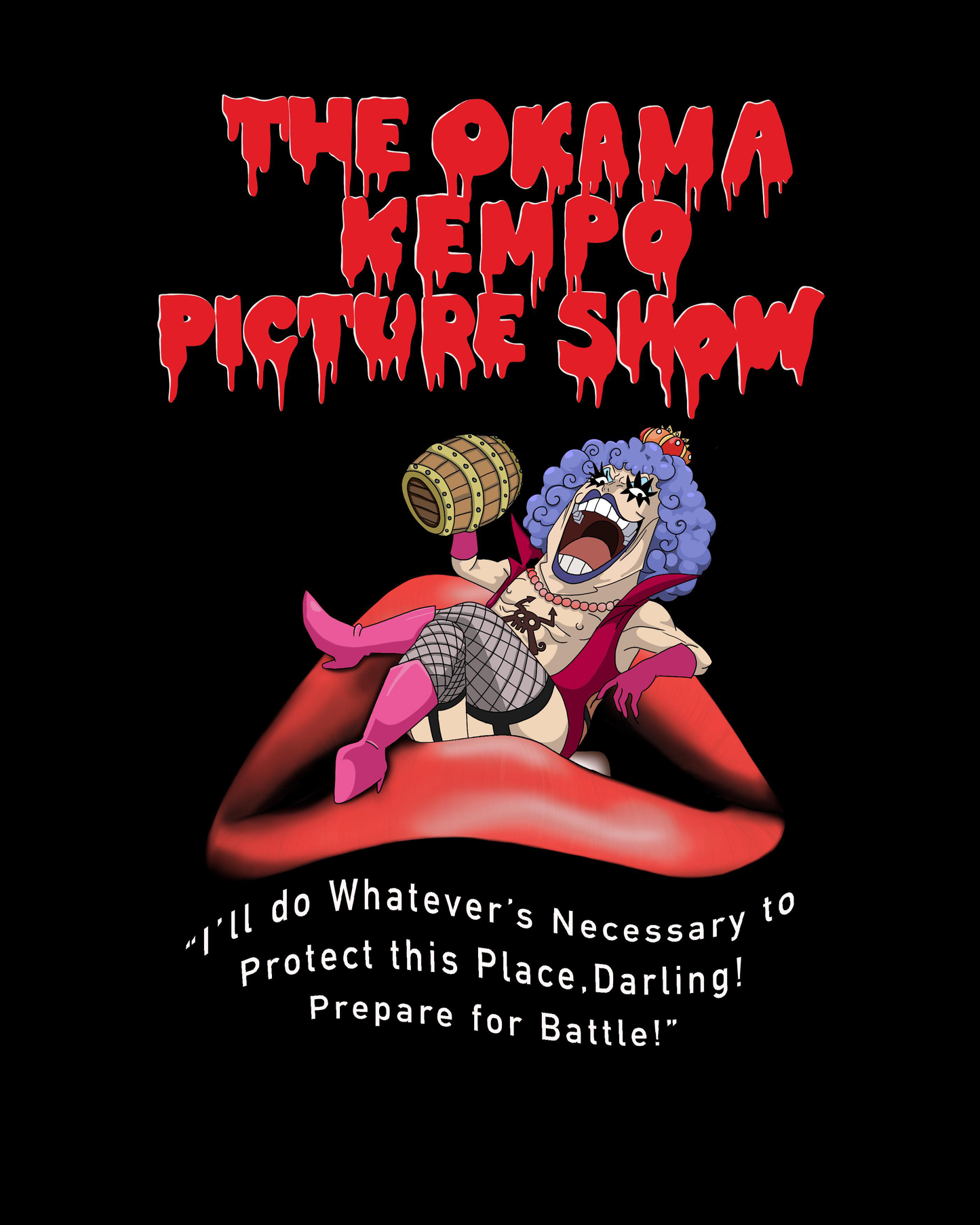 Randy Pearlman signed One Piece Emporio Ivankov Image #6 (8x10, 11x14) Pre-Order