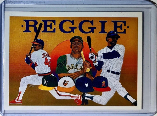 Reggie Jackson Signed 1990 Upper Deck Heroes MLB #9 Baseball Card (Pre-Order)