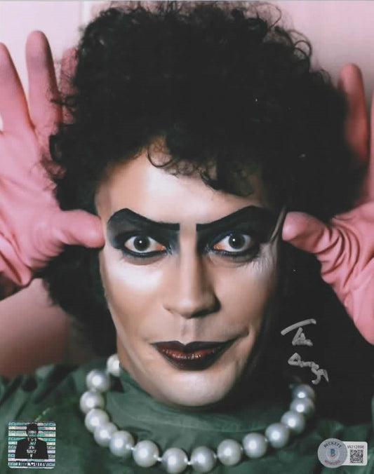 Tim Curry autographed Frank-N-Furter 8x10 Photo Beckett authenticated with Tim Curry Holo