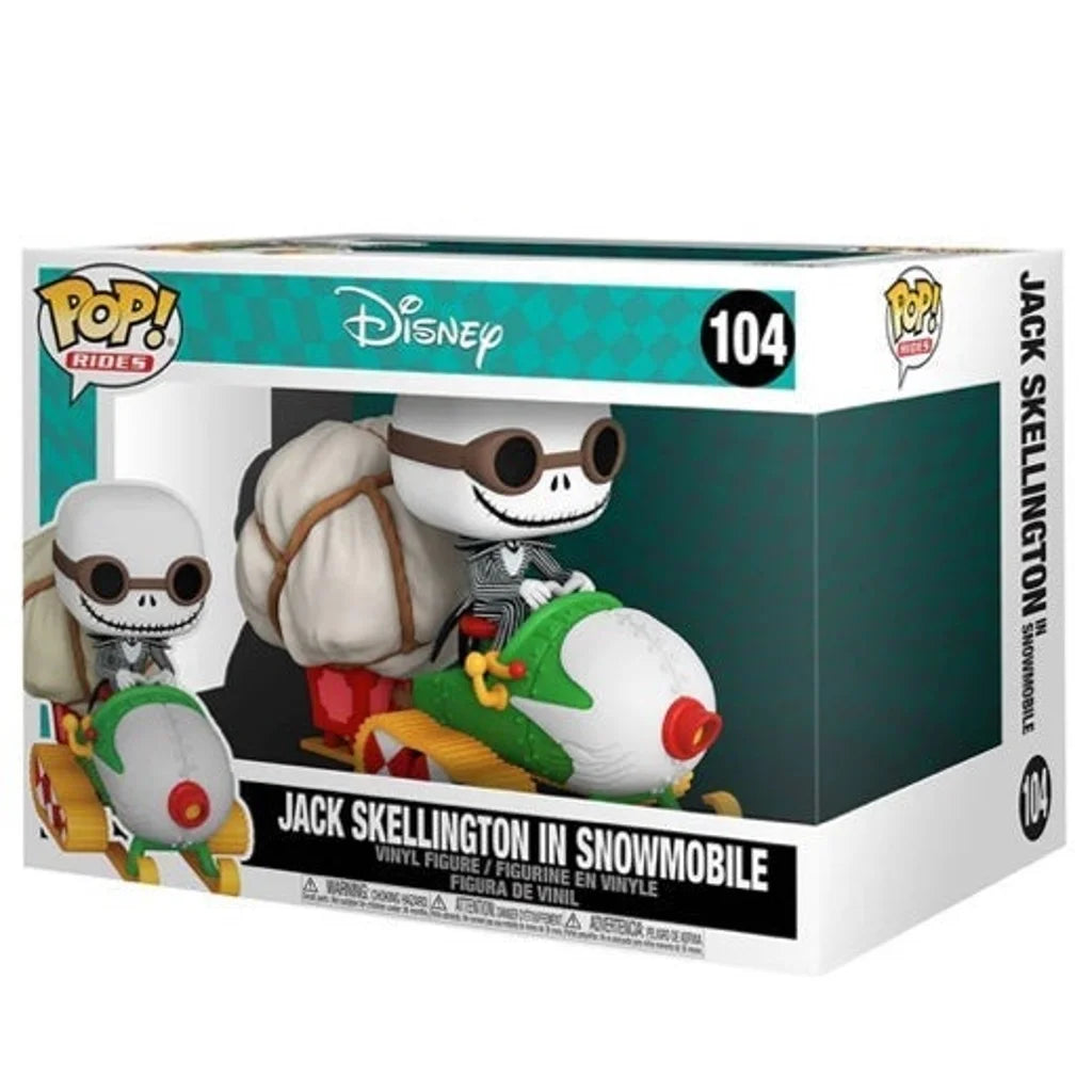 Chris Sarandon signed Pop Rides Disney NBC Jack Skellington in Snowmobile Funko #104 (Pre-Order)