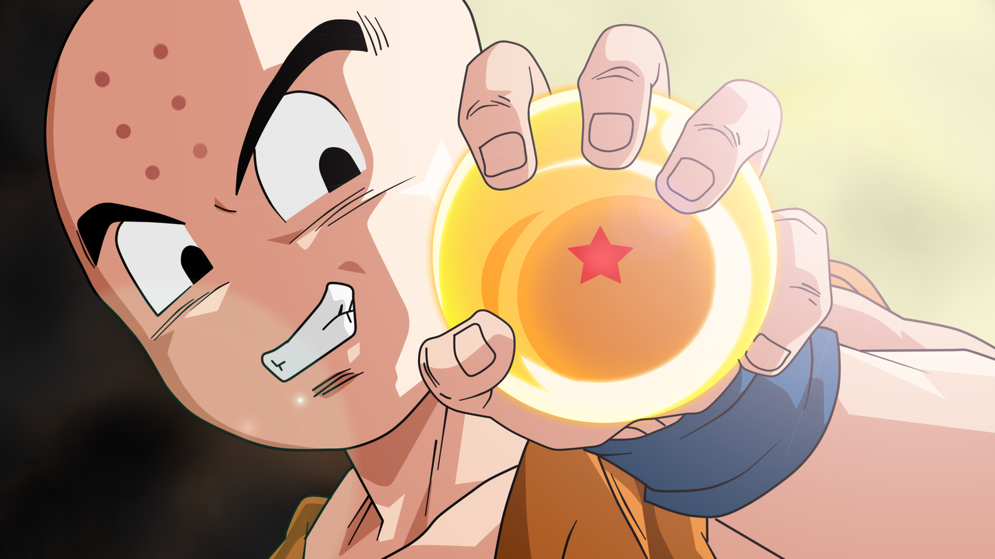 Laurie Steele signed Dragon Ball Krillin Image #2 (8x10, 11x14) Pre-Order