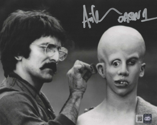 Ari Lehman signed 8x10 Friday the 13th Jason Voorhees Photo 1B