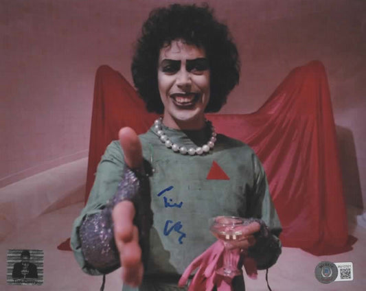 Tim Curry autographed Rocky Horror Picture Show 8x10 Photo Beckett authenticated with Tim Curry Holo