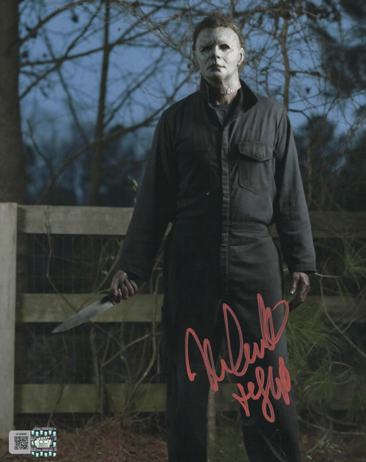 Nick Castle signed Halloween Michael Myers 8x10 Photo C - Orange