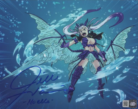 Jill Harris signed 8x10 Black Clover Noelle photo B