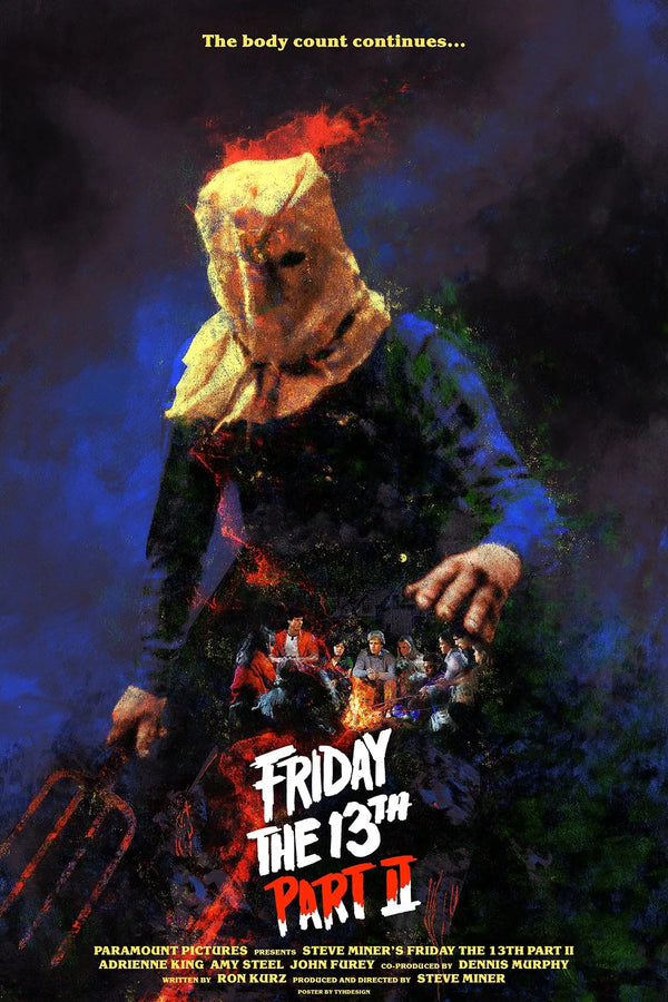 Warrington Gillette signed Friday the 13th Part II Poster Image #3 (8x10) Pre-Order
