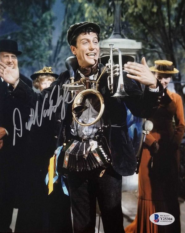 Dick Van Dyke signed 8x10 Mary Poppins Bert photo B