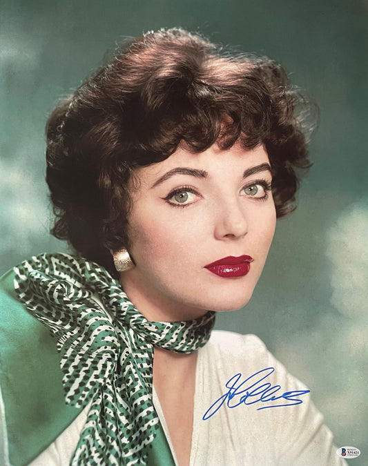 Joan Collins signed 16x20 Portrait Photo 1A