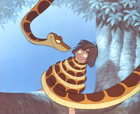Bruce Reitherman - Signed Mowgli and Kaa Image #2 (8x10, 11x14)