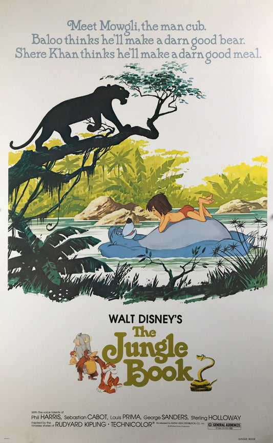 Bruce Reitherman - Signed The Jungle Book Mini Movie Poster #4 (8x10, 11x17)