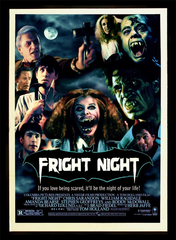 Chris Sarandon signed Fright Night Poster Image #1 (8x10, 11x17) Pre-Order