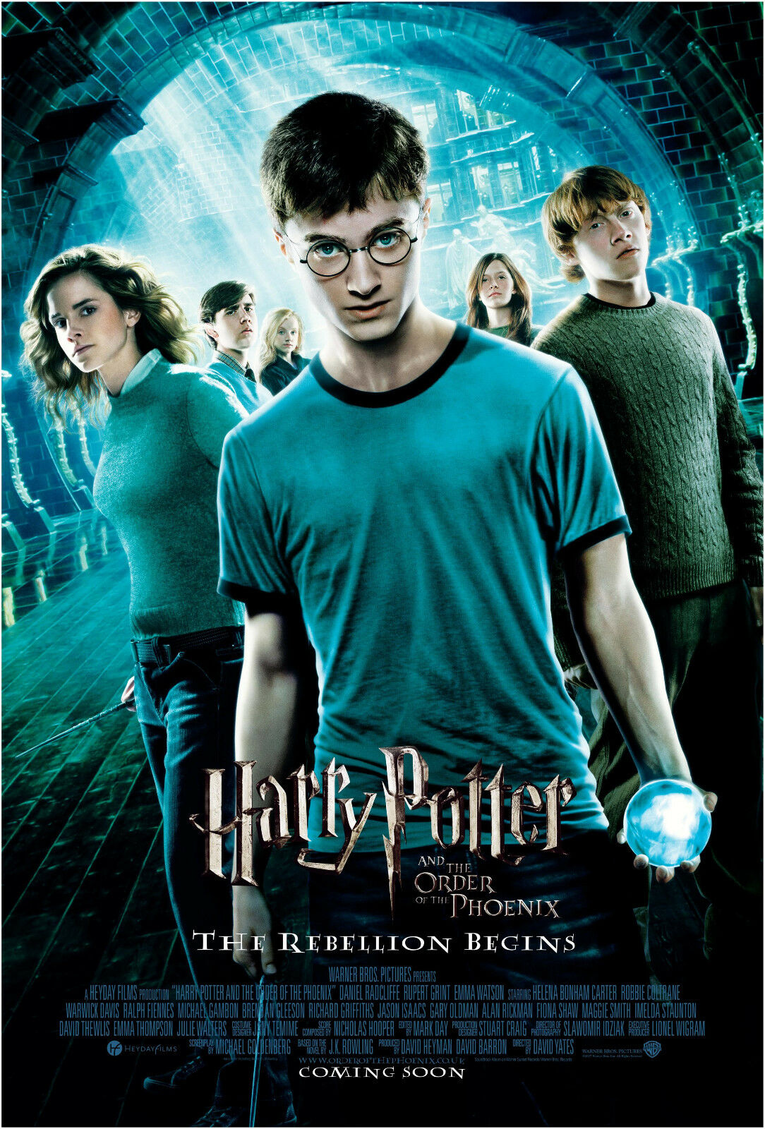 Helena Bonham Carter Signed Harry Potter and the Order of the Phoenix Mini Movie Poster Photo (8x10, 11x17) Pre-Order